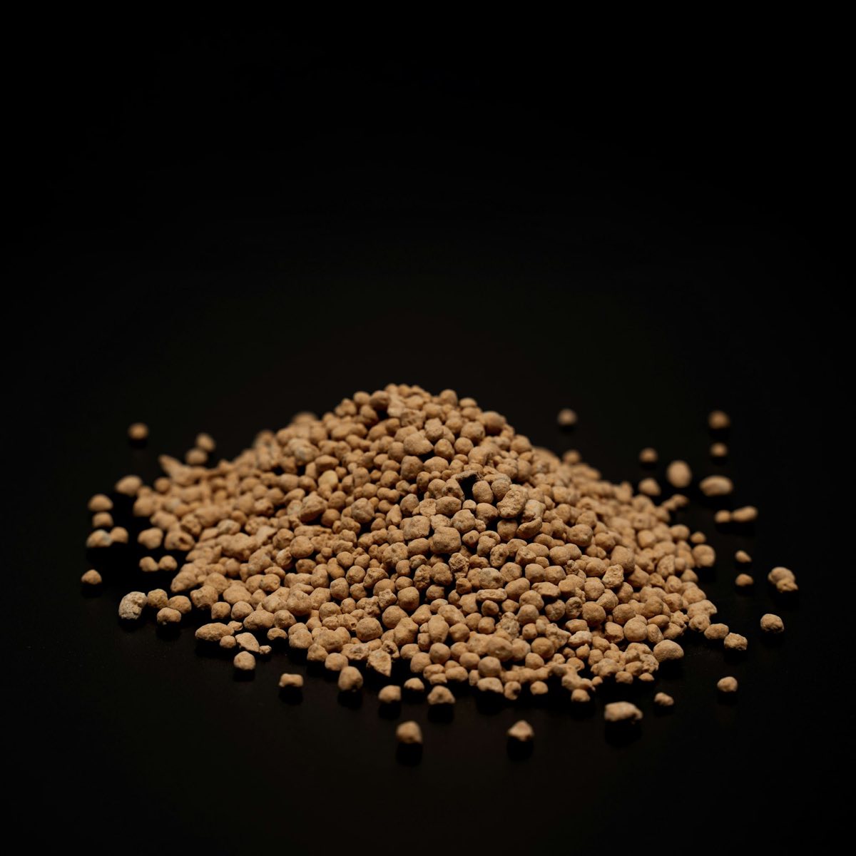Pile of granular fertilizer